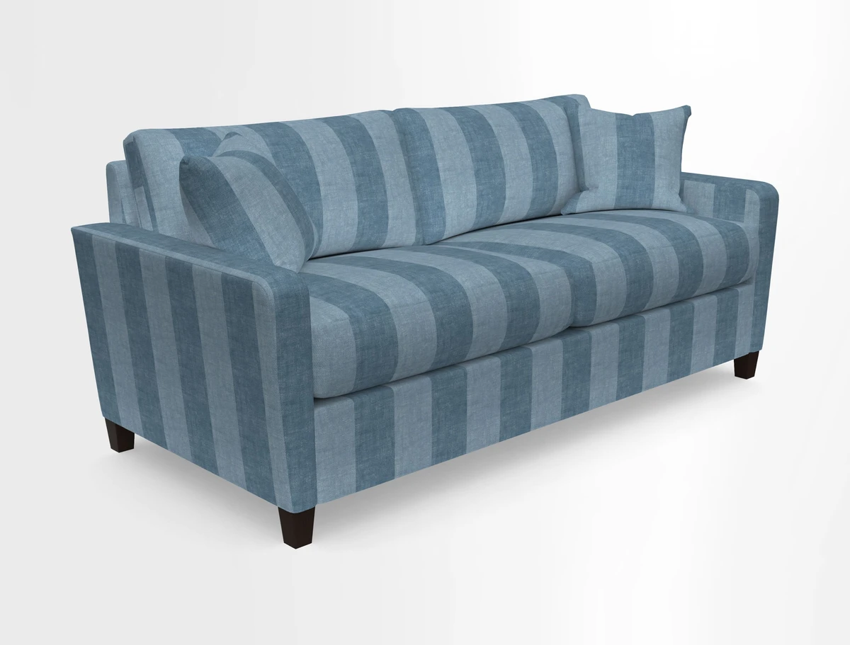 Greenwich 3 seater sofa in Two Tone Plain Biscuit