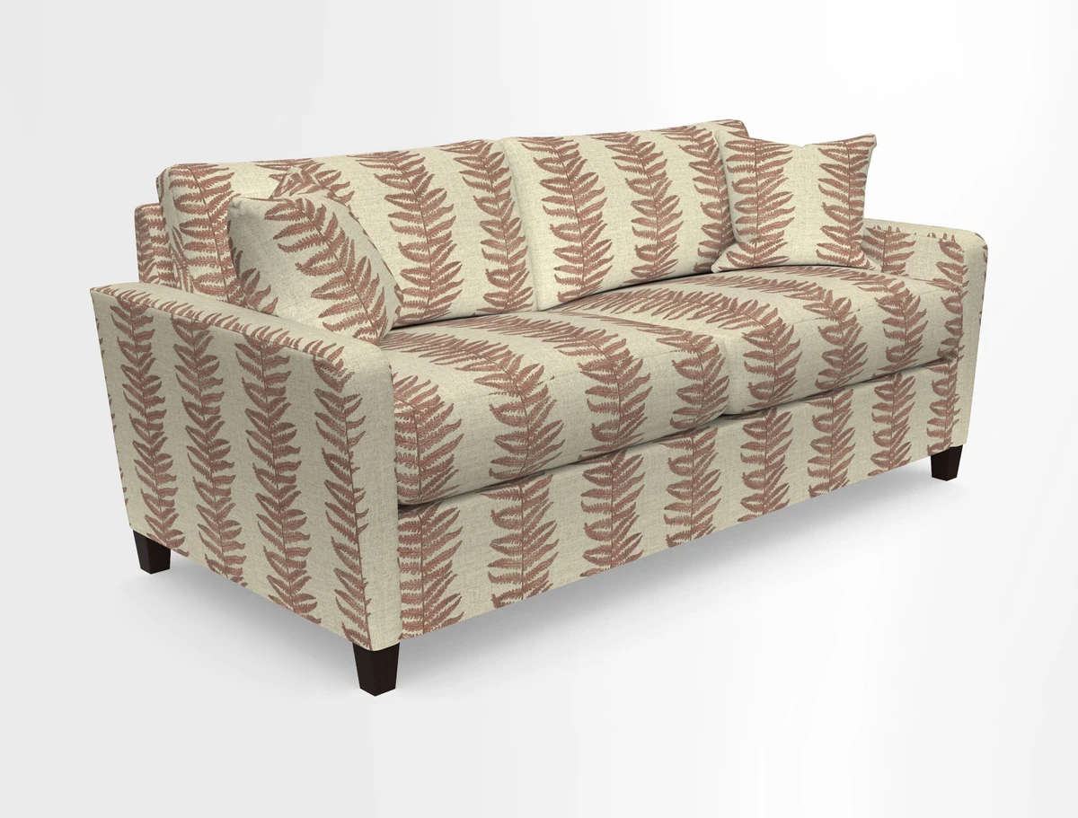 Greenwich 3 seater sofa in Two Tone Plain Biscuit