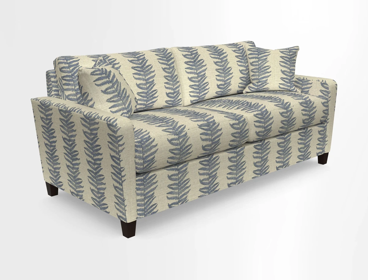 Greenwich 3 seater sofa in Two Tone Plain Biscuit