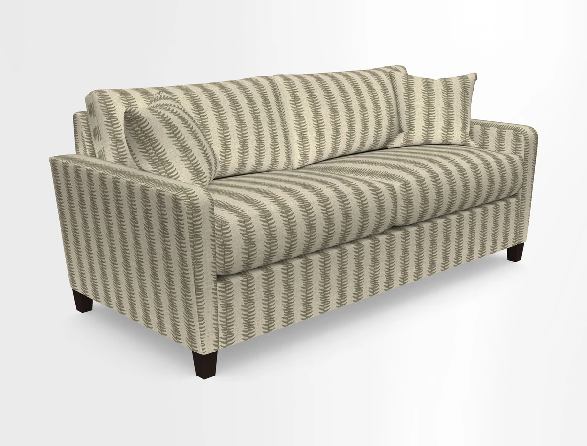 Greenwich 3 seater sofa in Two Tone Plain Biscuit