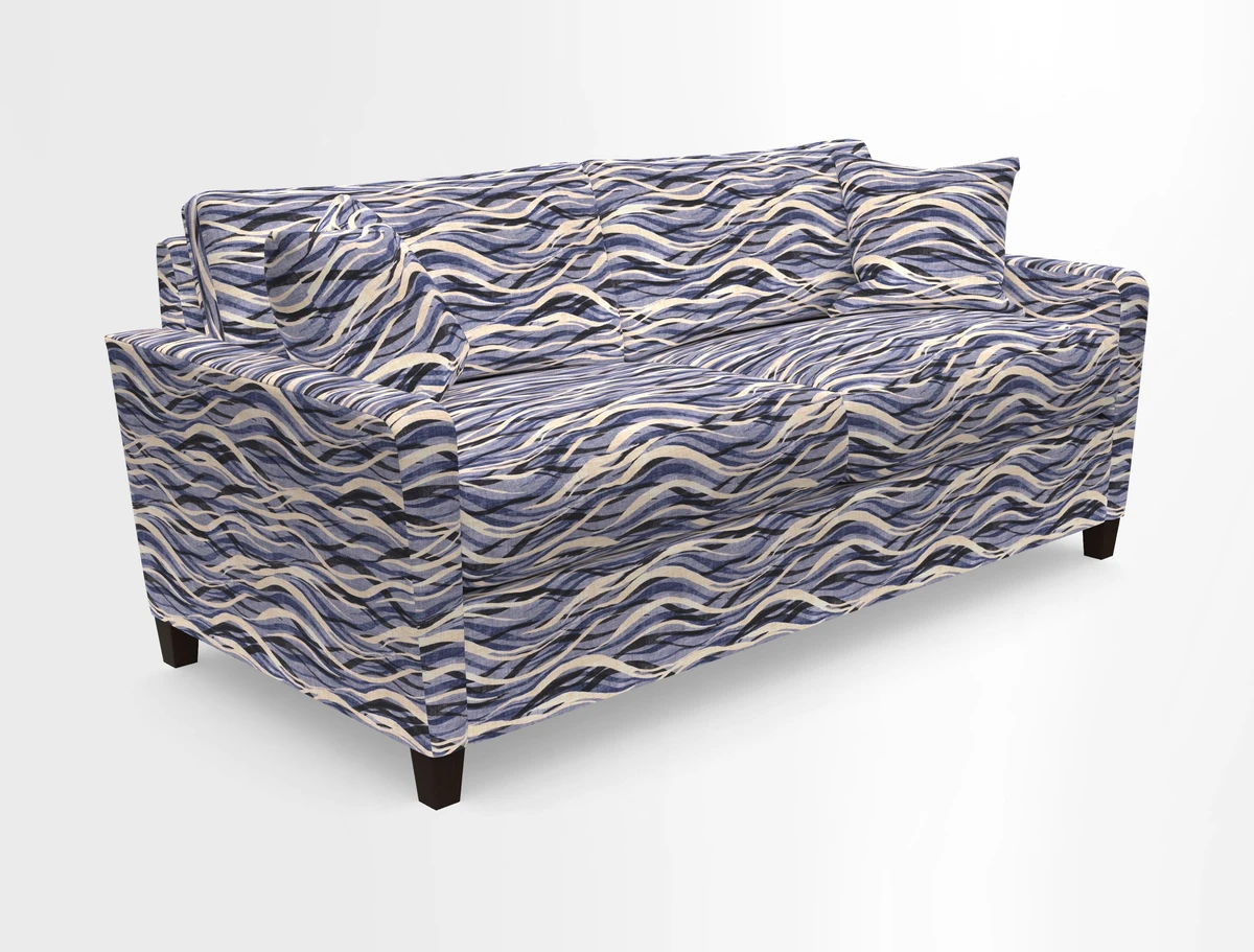 Greenwich 3 seater sofa in Two Tone Plain Biscuit