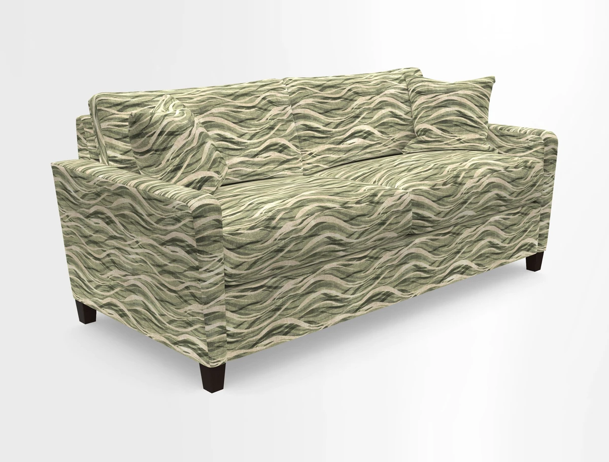 Greenwich 3 seater sofa in Two Tone Plain Biscuit