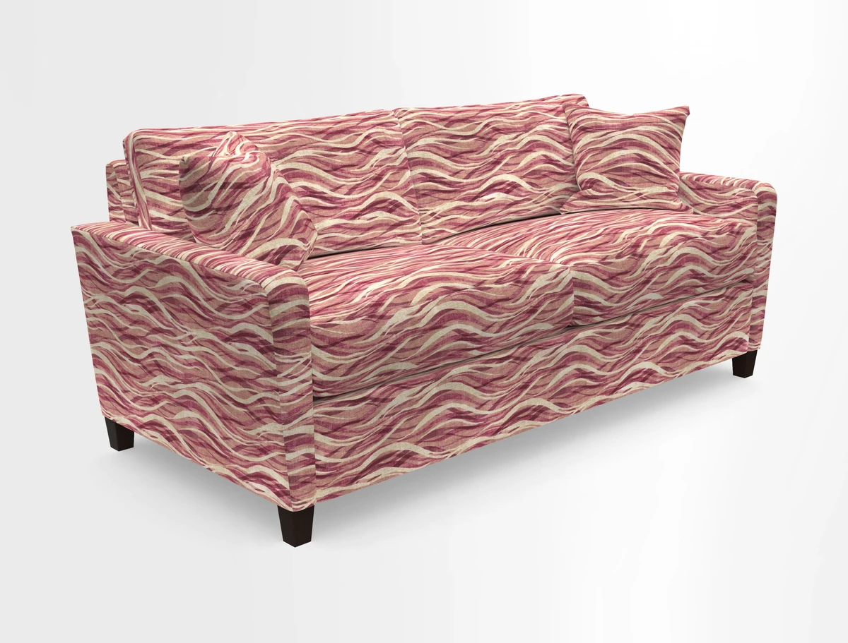 Greenwich 3 seater sofa in Two Tone Plain Biscuit