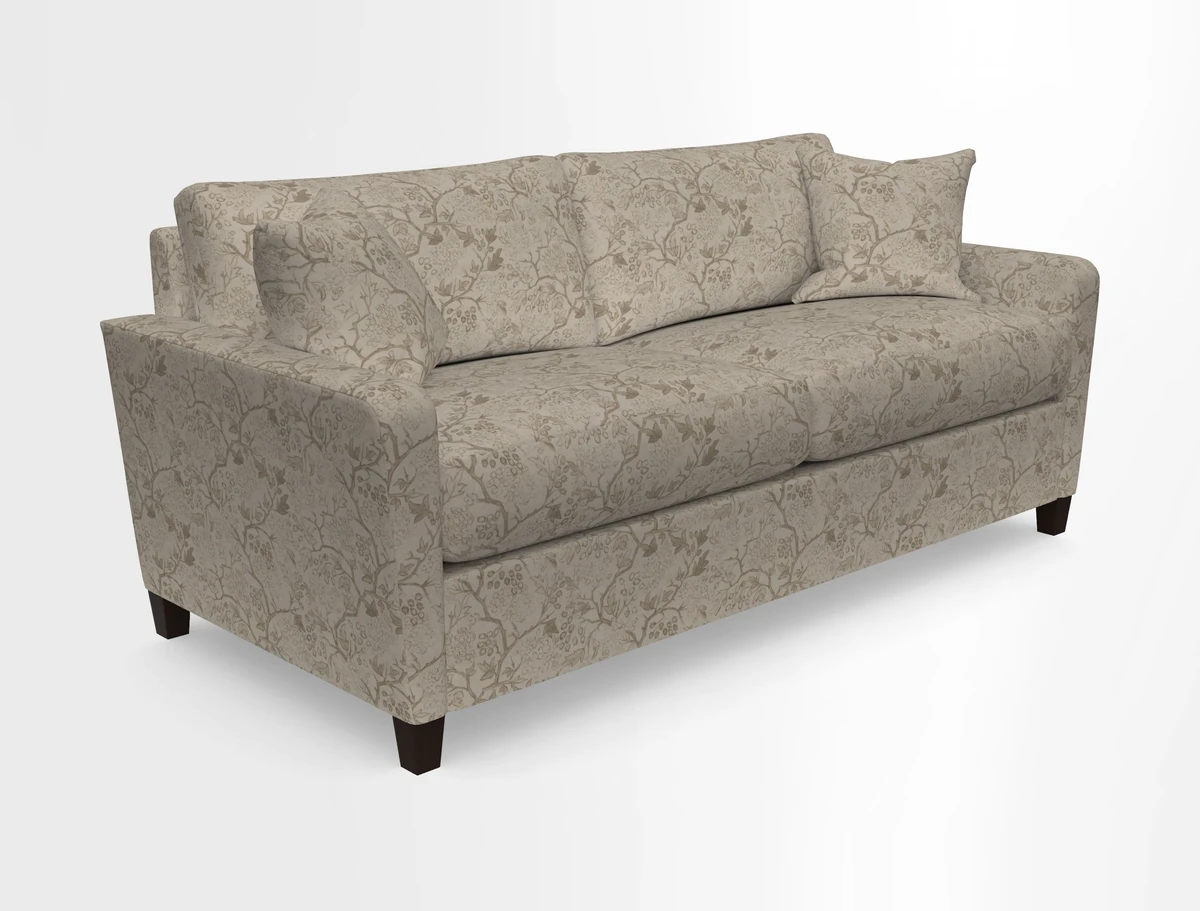 Greenwich 3 seater sofa in Two Tone Plain Biscuit