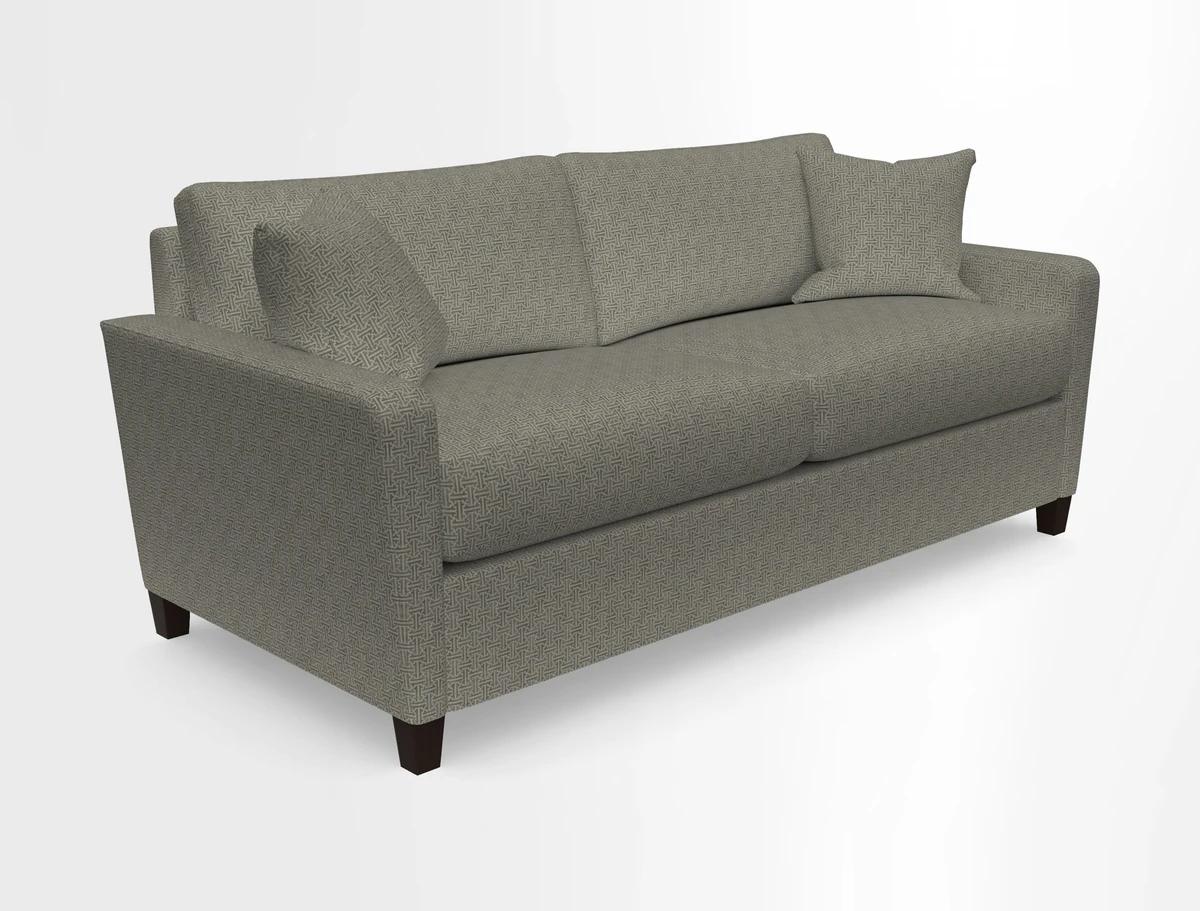 Greenwich 3 seater sofa in Two Tone Plain Biscuit
