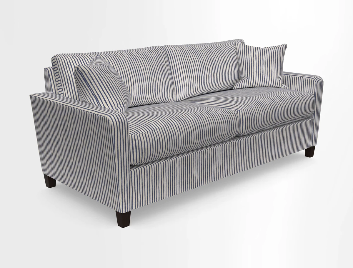 Greenwich 3 seater sofa in Two Tone Plain Biscuit
