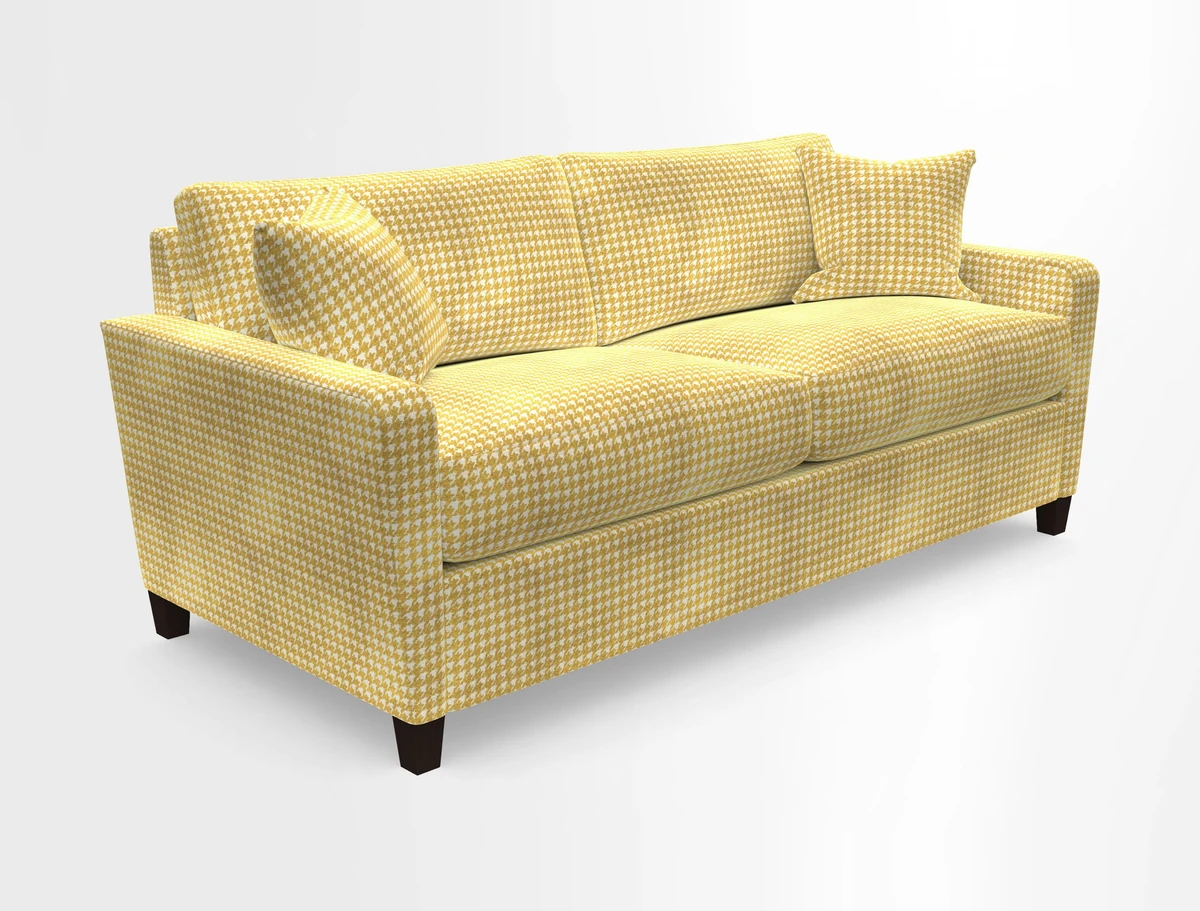 Greenwich 3 seater sofa in Two Tone Plain Biscuit