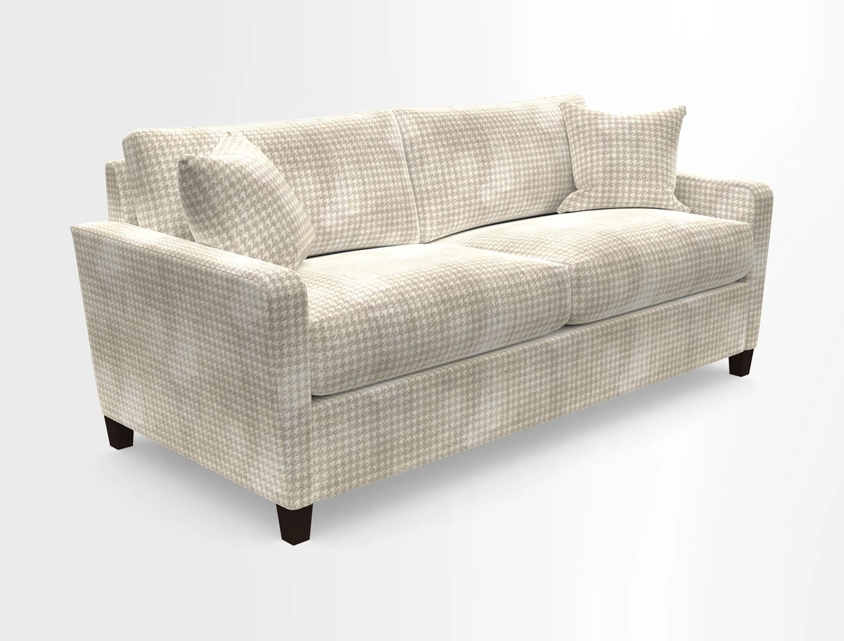 Greenwich 3 seater sofa in Two Tone Plain Biscuit