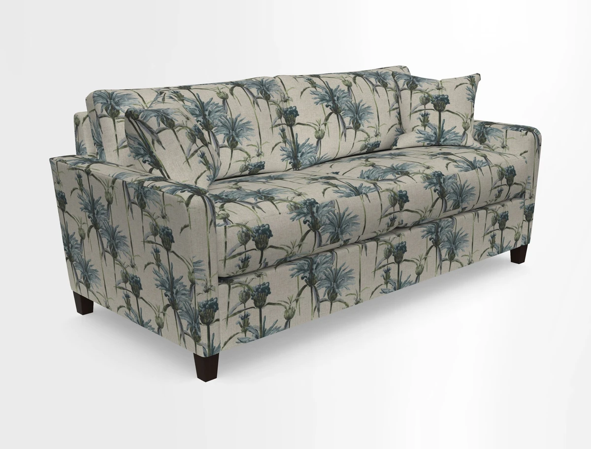 Greenwich 3 seater sofa in Two Tone Plain Biscuit