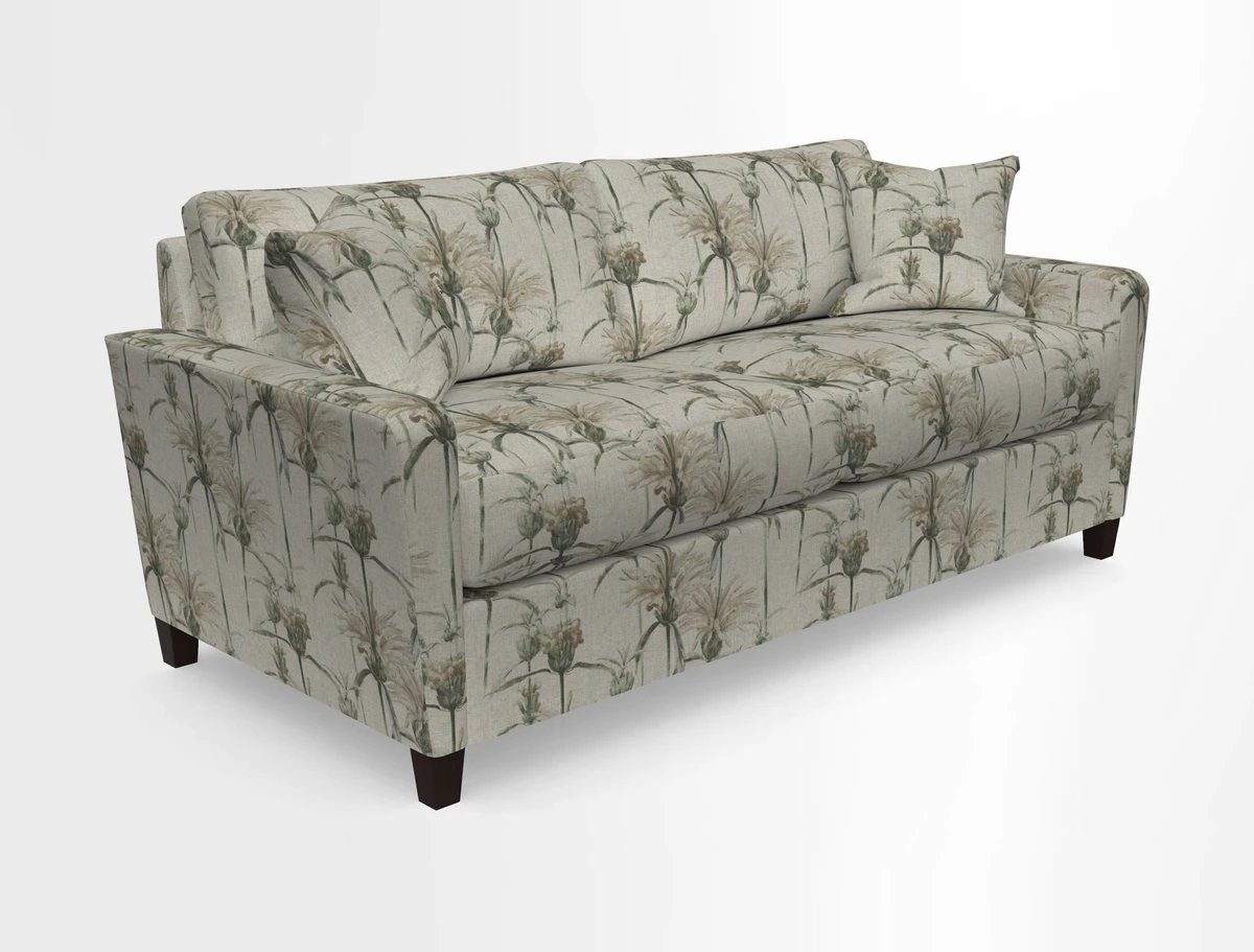 Greenwich 3 seater sofa in Two Tone Plain Biscuit