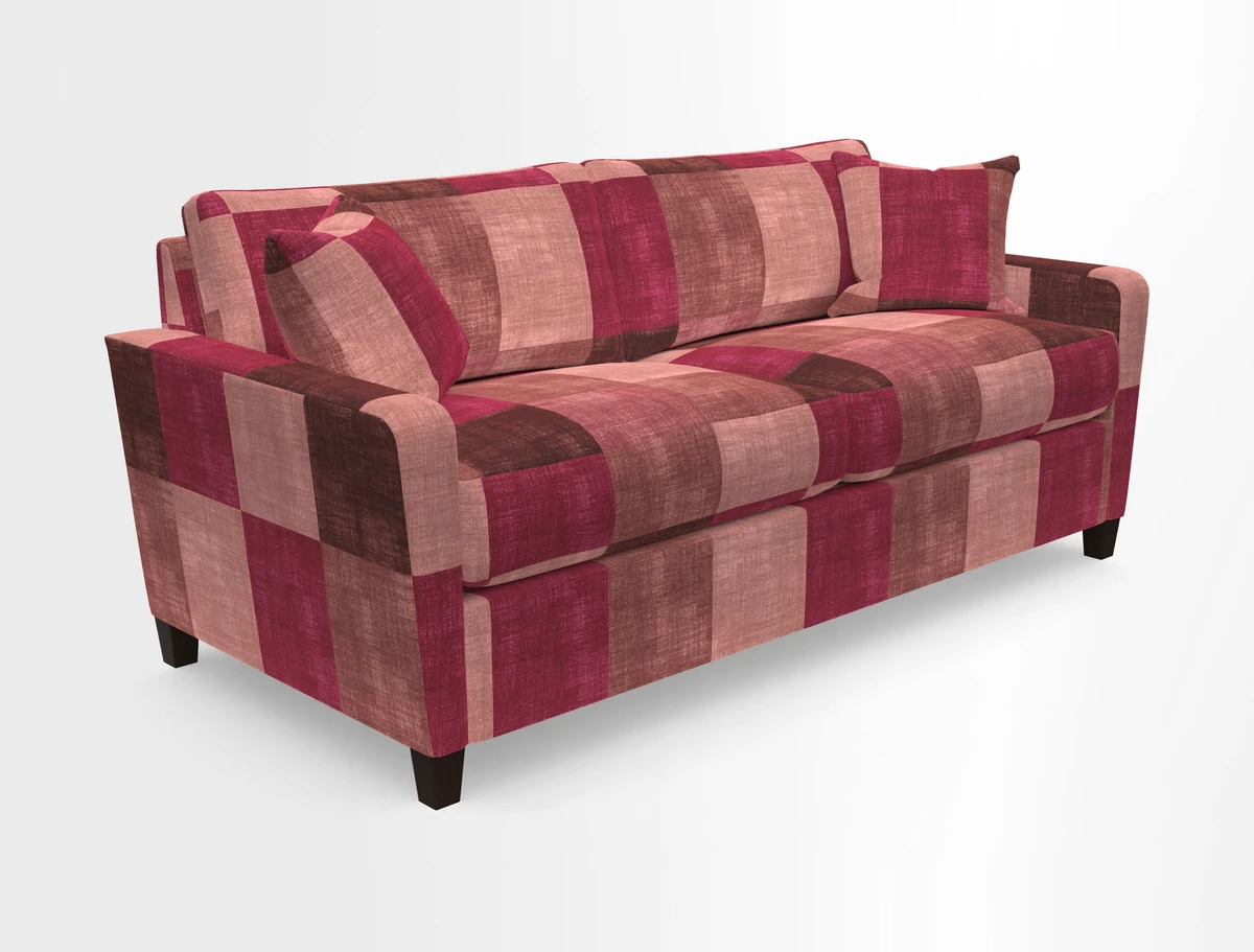 Greenwich 3 seater sofa in Two Tone Plain Biscuit