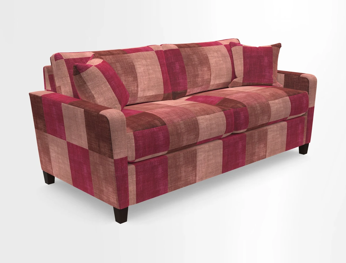 Greenwich 3 seater sofa in Two Tone Plain Biscuit