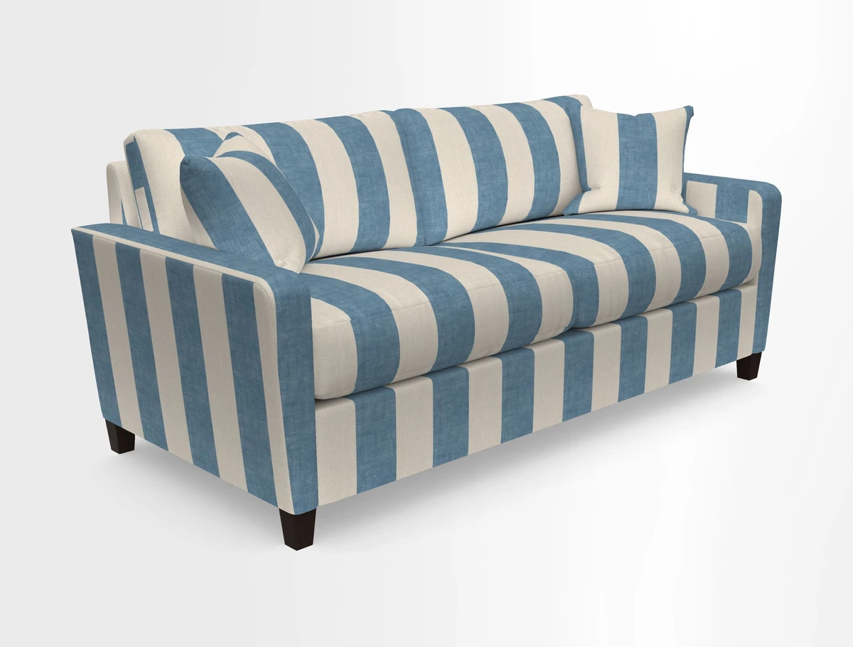 Greenwich 3 seater sofa in Two Tone Plain Biscuit