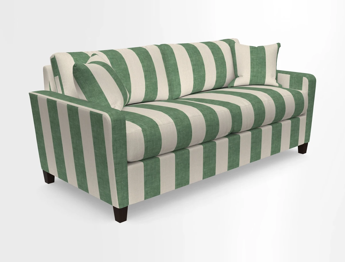 Greenwich 3 seater sofa in Two Tone Plain Biscuit