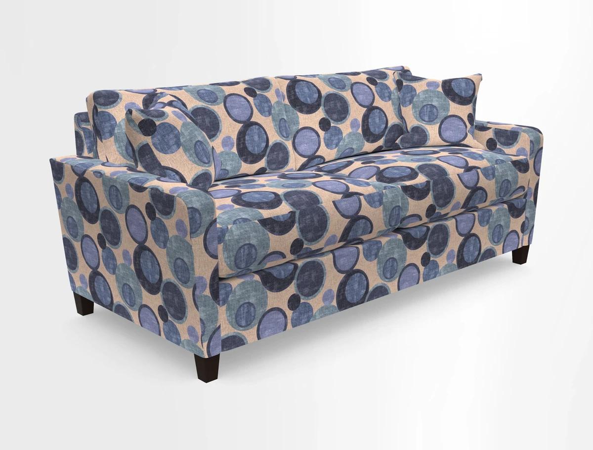 Greenwich 3 seater sofa in Two Tone Plain Biscuit