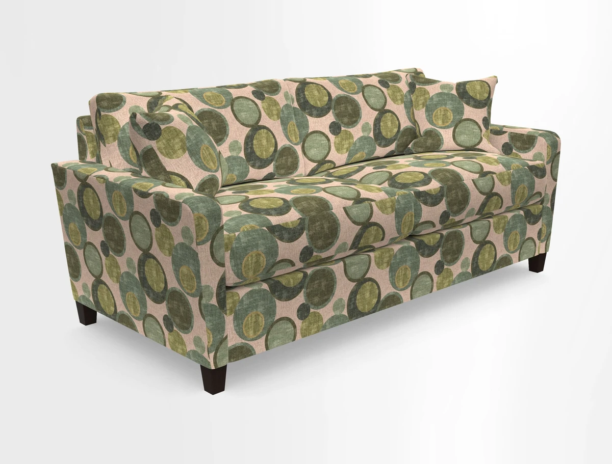 Greenwich 3 seater sofa in Two Tone Plain Biscuit