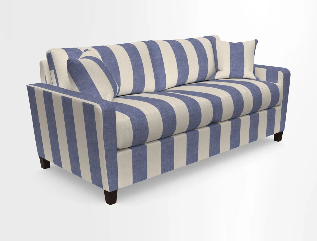 Greenwich 3 seater sofa in Two Tone Plain Biscuit