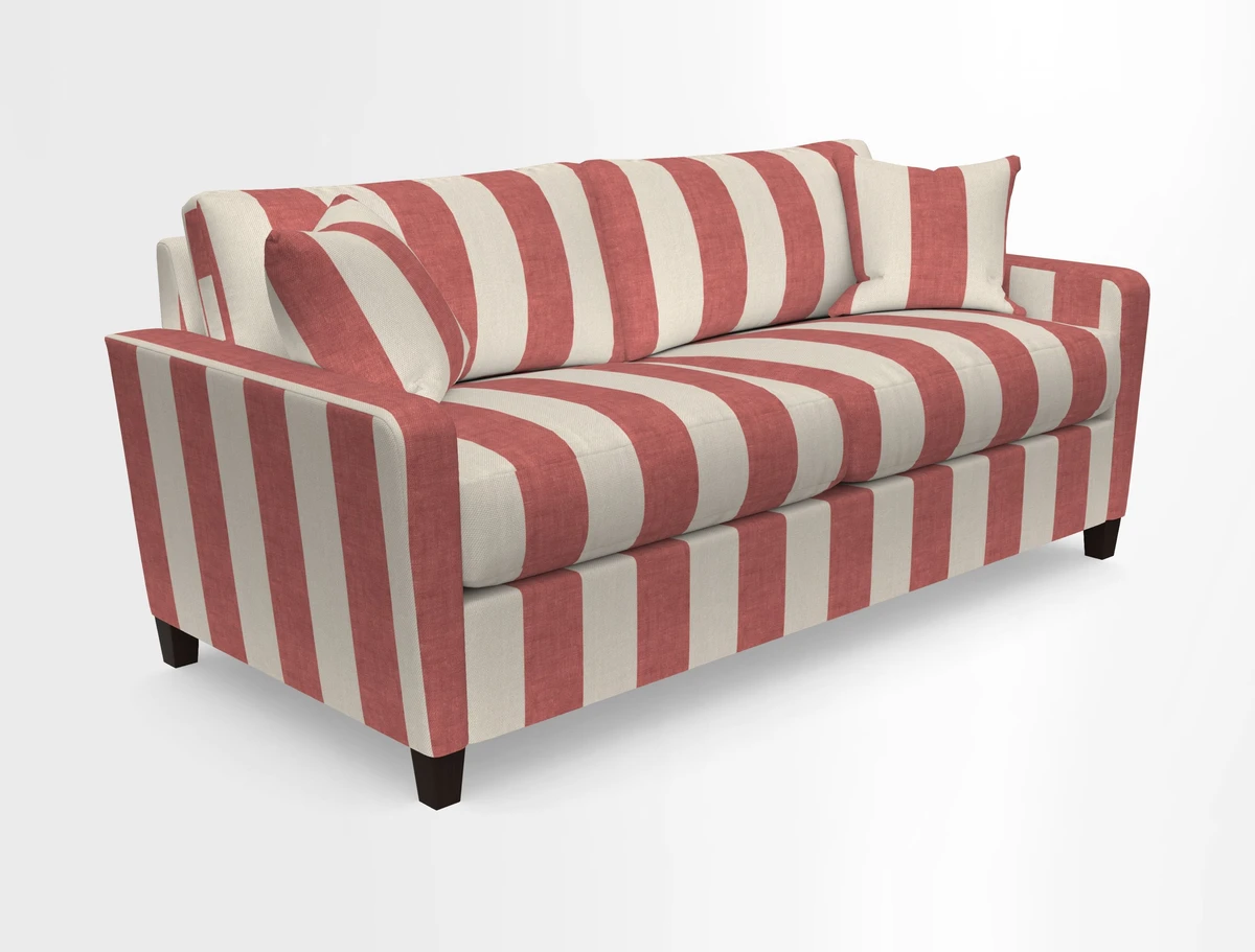 Greenwich 3 seater sofa in Two Tone Plain Biscuit