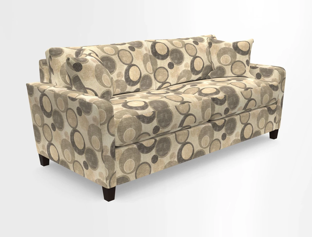 Greenwich 3 seater sofa in Two Tone Plain Biscuit