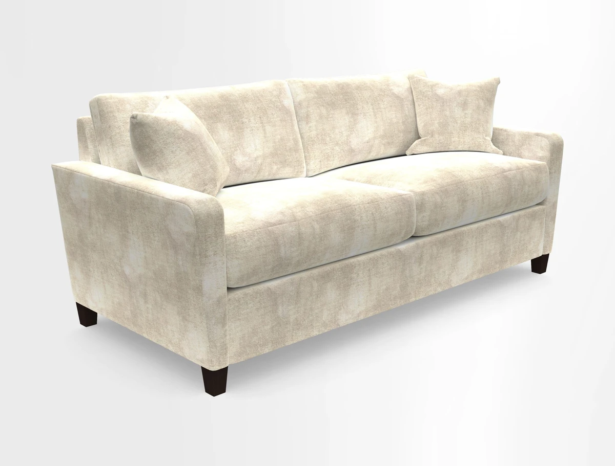 Greenwich 3 seater sofa in Two Tone Plain Biscuit