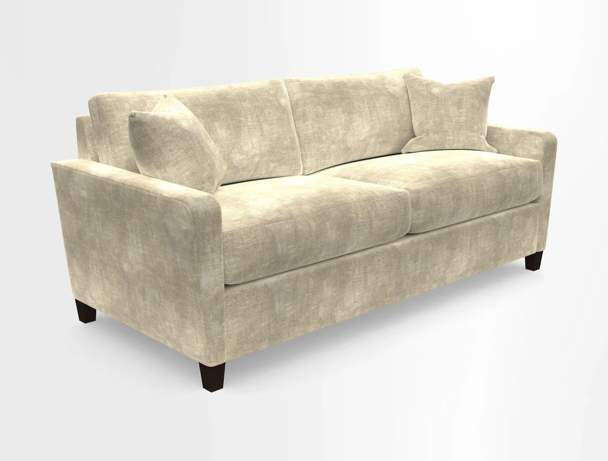 Greenwich 3 seater sofa in Two Tone Plain Biscuit
