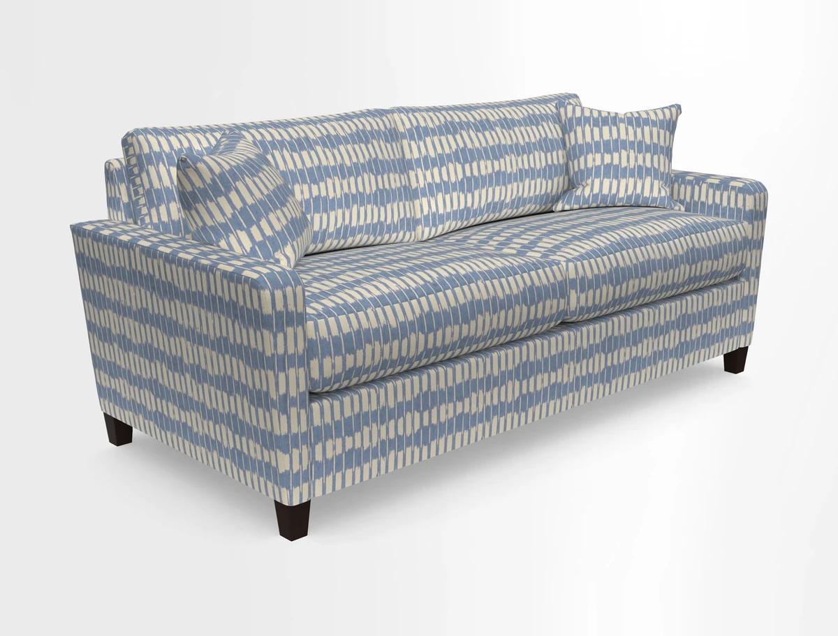 Greenwich 3 seater sofa in Two Tone Plain Biscuit