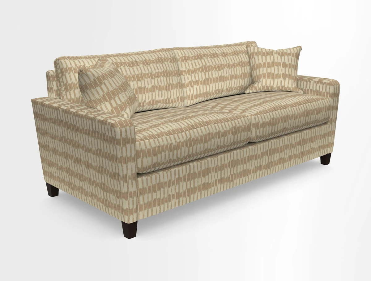 Greenwich 3 seater sofa in Two Tone Plain Biscuit