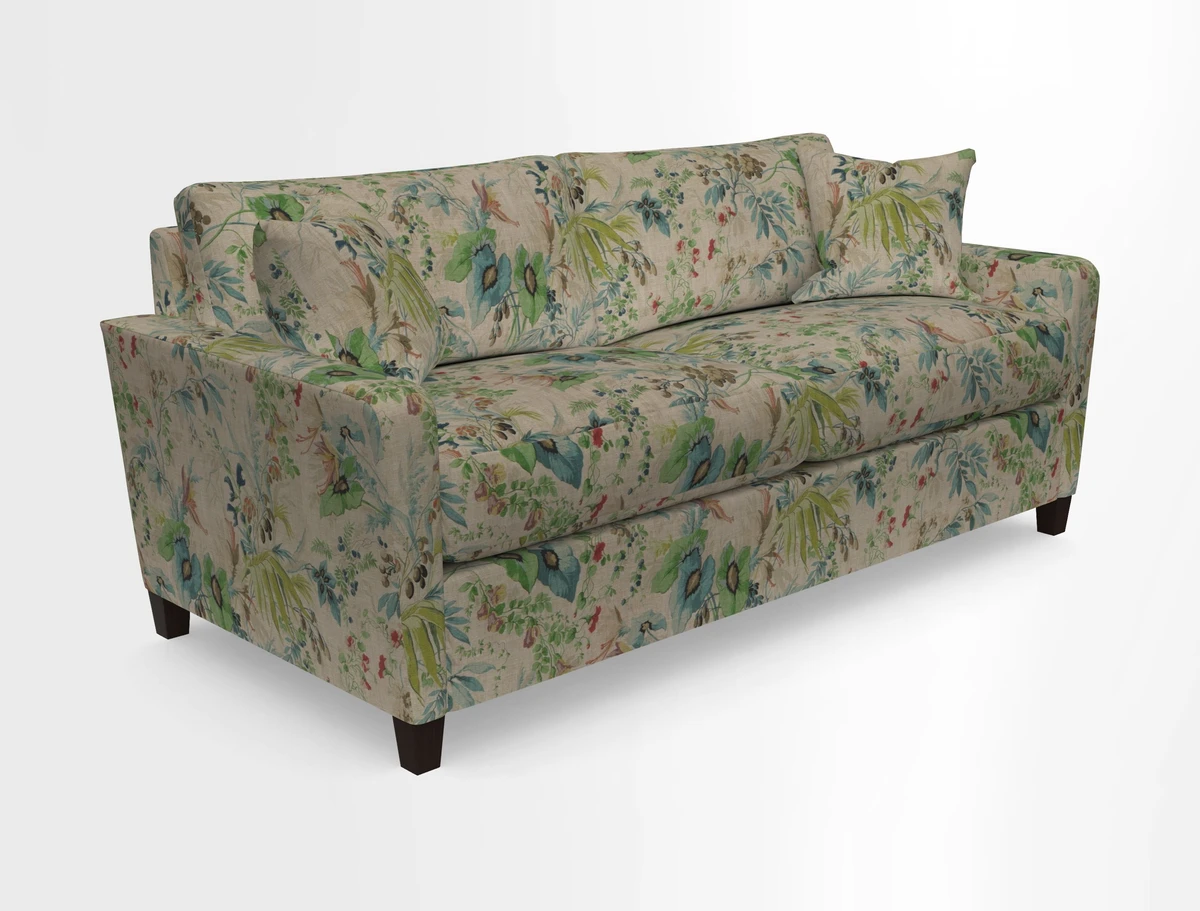 Greenwich 3 seater sofa in Two Tone Plain Biscuit