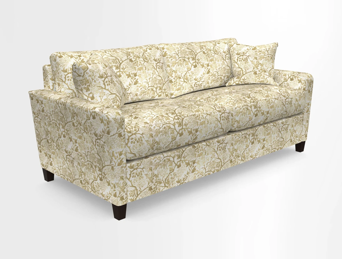 Greenwich 3 seater sofa in Two Tone Plain Biscuit