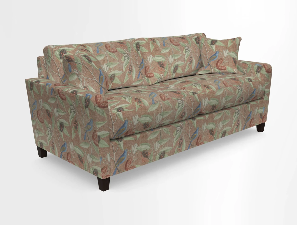 Greenwich 3 seater sofa in Two Tone Plain Biscuit