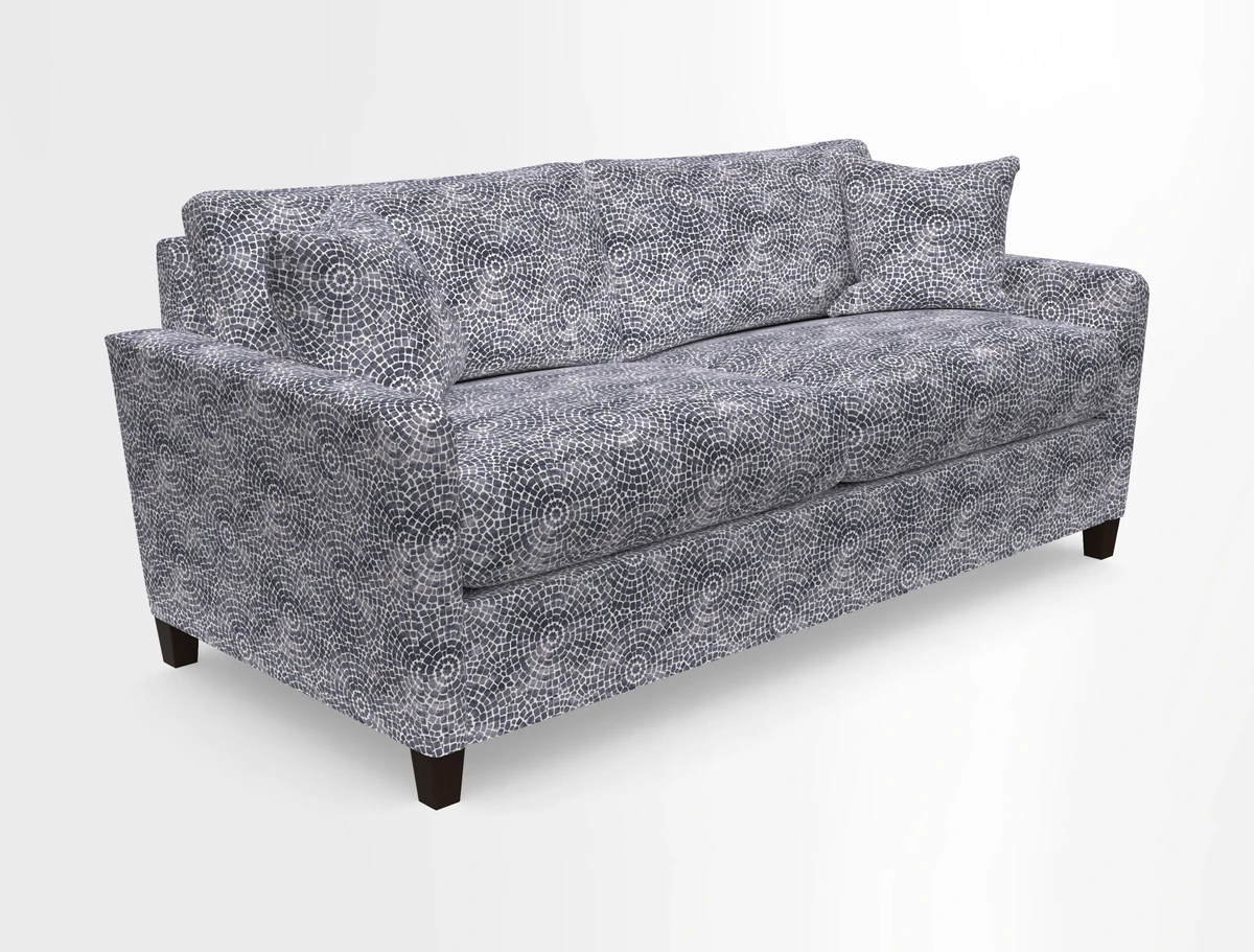 Greenwich 3 seater sofa in Two Tone Plain Biscuit