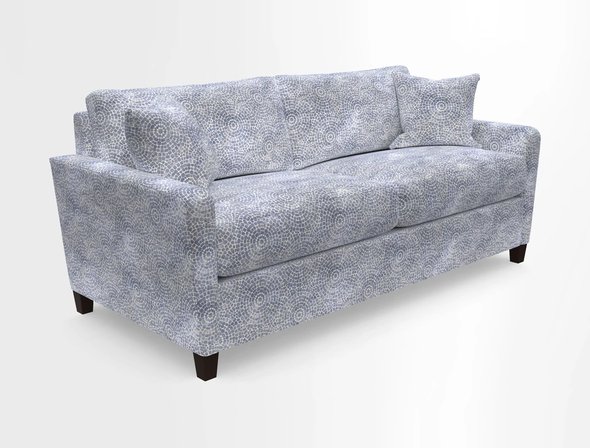 Greenwich 3 seater sofa in Two Tone Plain Biscuit