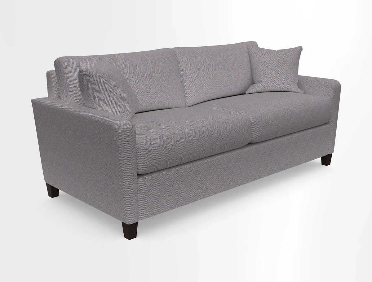 Greenwich 3 seater sofa in Two Tone Plain Biscuit