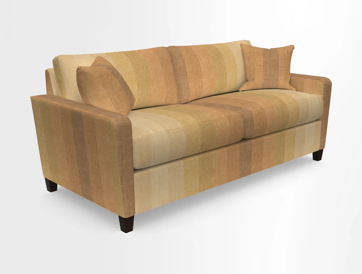 Greenwich 3 seater sofa in Two Tone Plain Biscuit