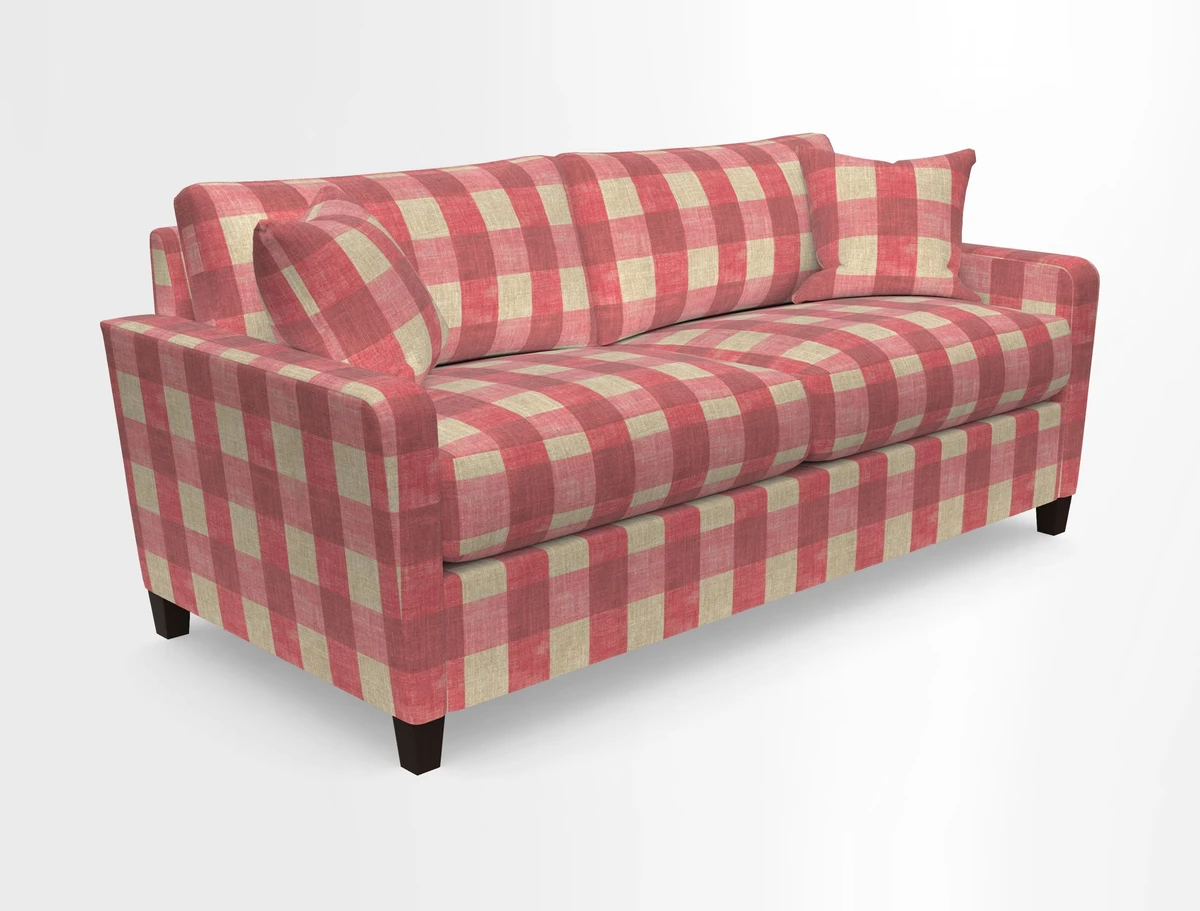 Greenwich 3 seater sofa in Two Tone Plain Biscuit