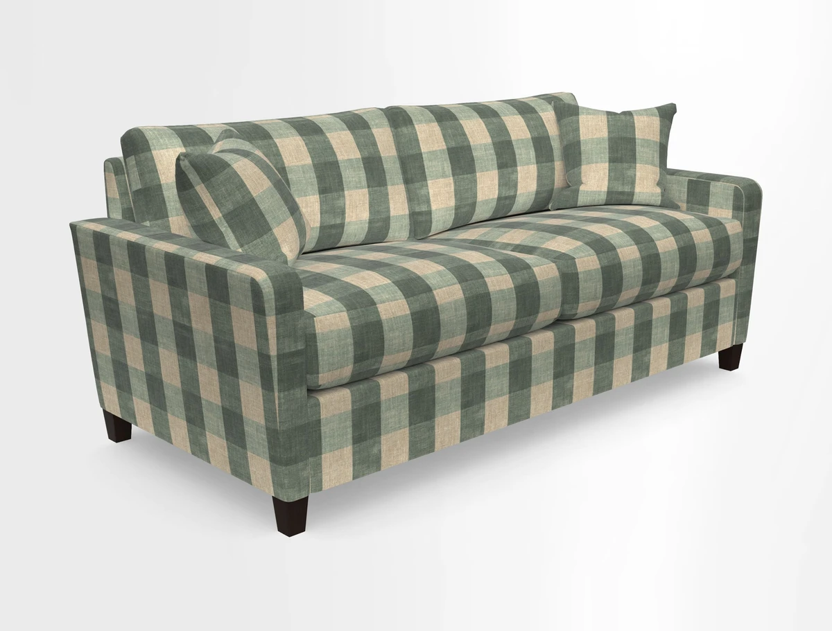 Greenwich 3 seater sofa in Two Tone Plain Biscuit