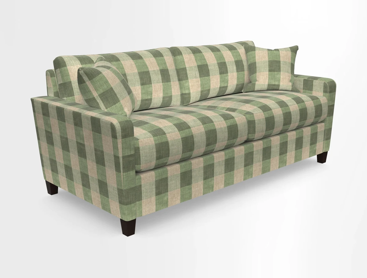 Greenwich 3 seater sofa in Two Tone Plain Biscuit
