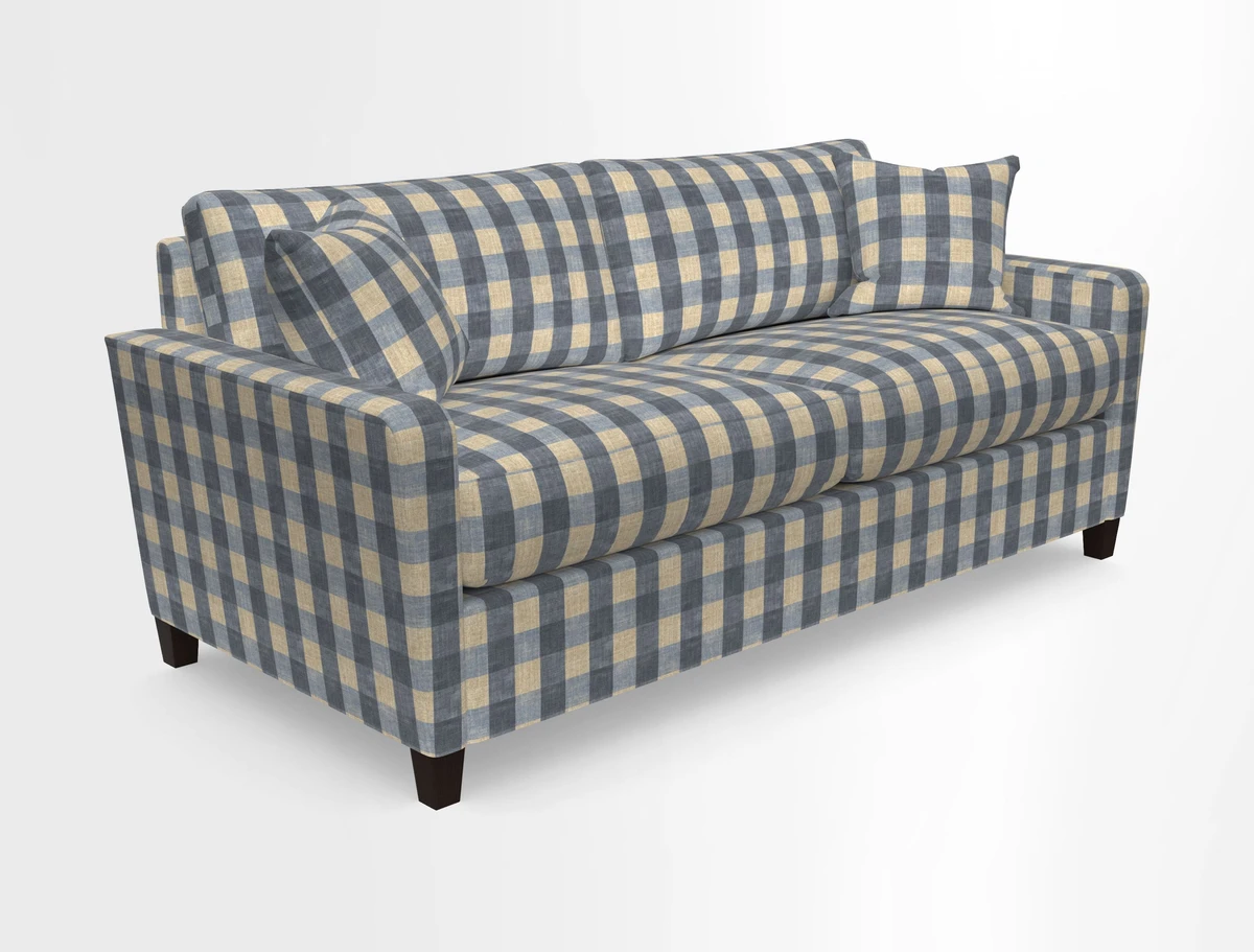 Greenwich 3 seater sofa in Two Tone Plain Biscuit