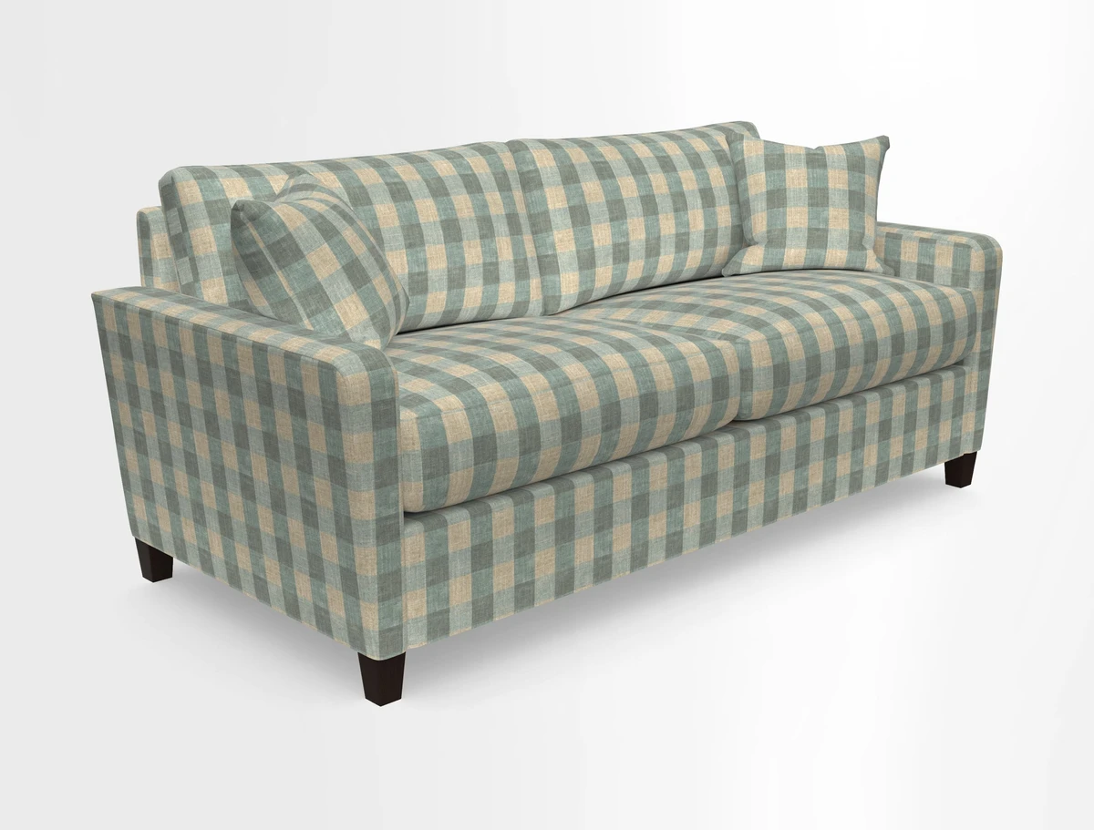 Greenwich 3 seater sofa in Two Tone Plain Biscuit