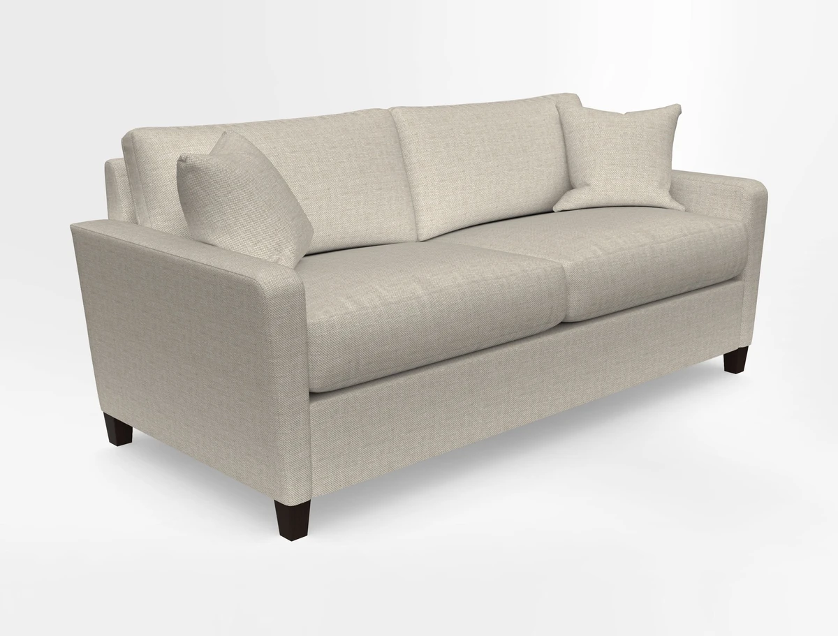 Greenwich 3 seater sofa in Two Tone Plain Biscuit