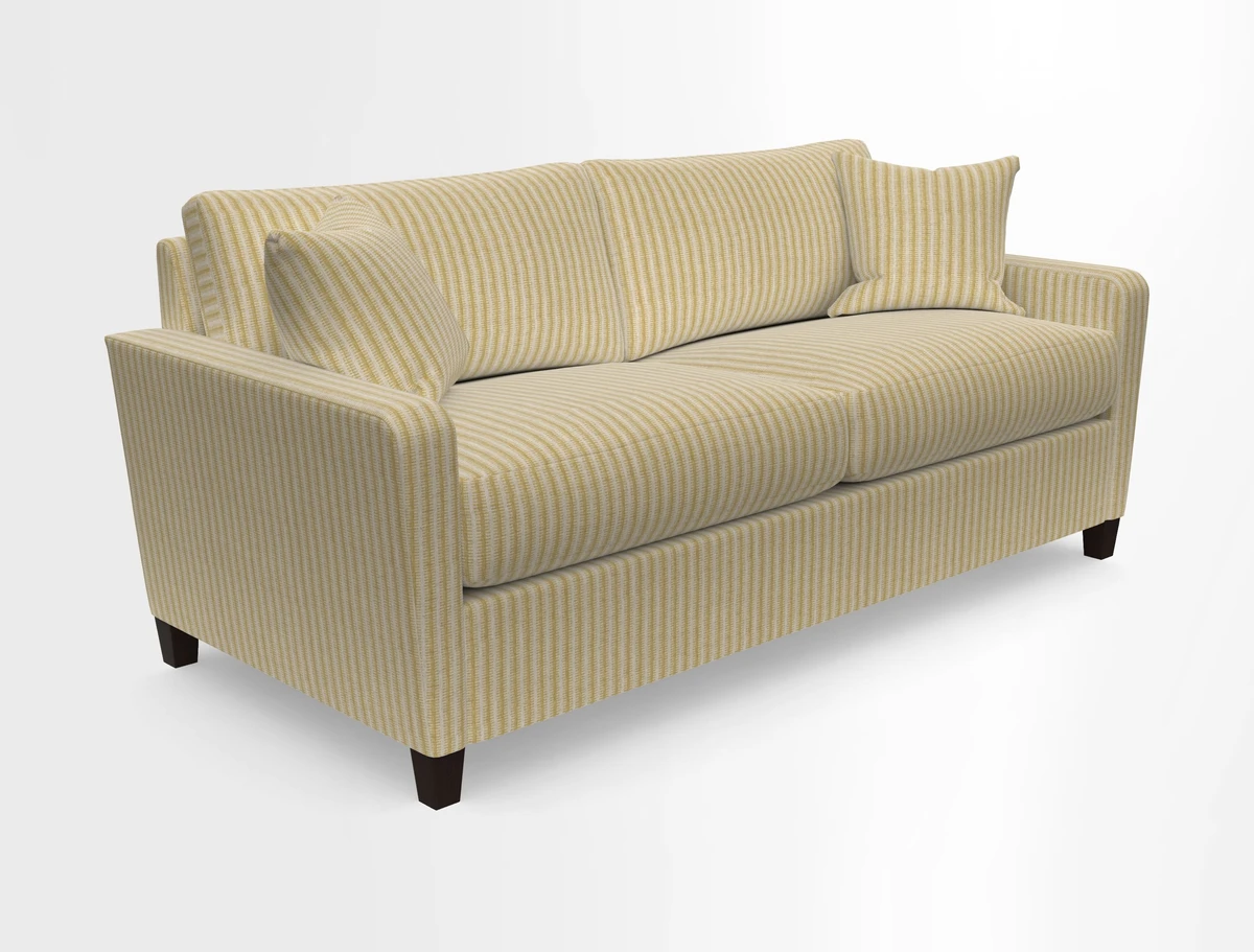 Greenwich 3 seater sofa in Two Tone Plain Biscuit