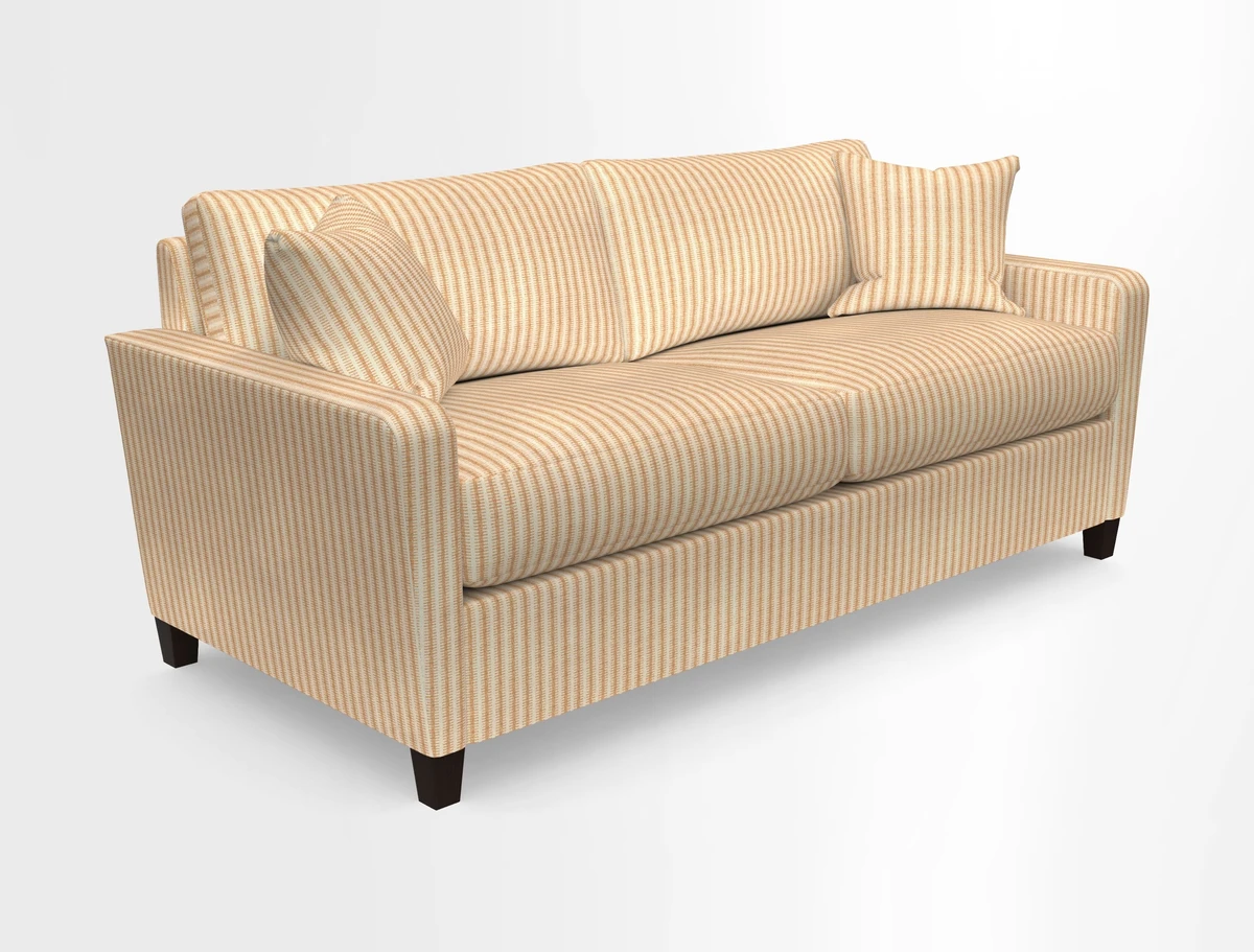 Greenwich 3 seater sofa in Two Tone Plain Biscuit
