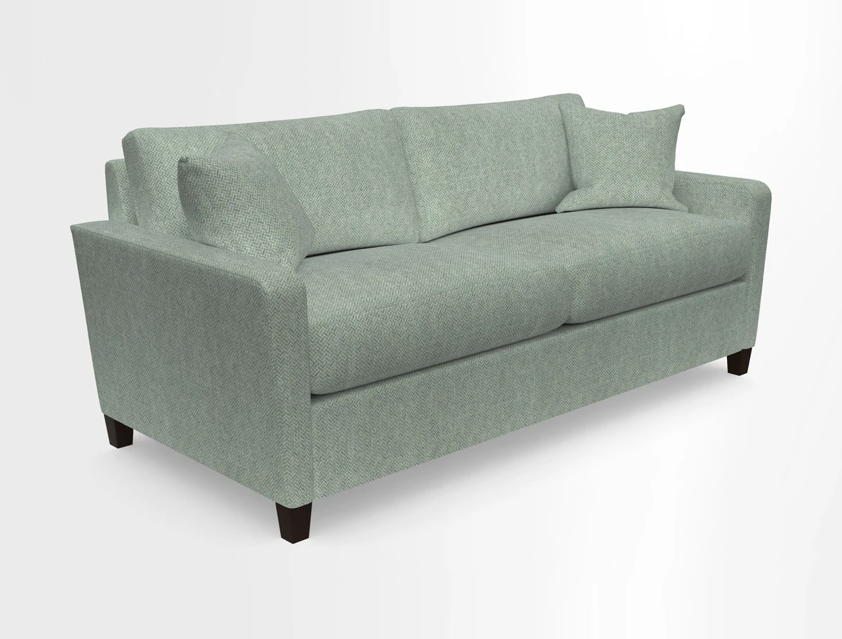 Greenwich 3 seater sofa in Two Tone Plain Biscuit
