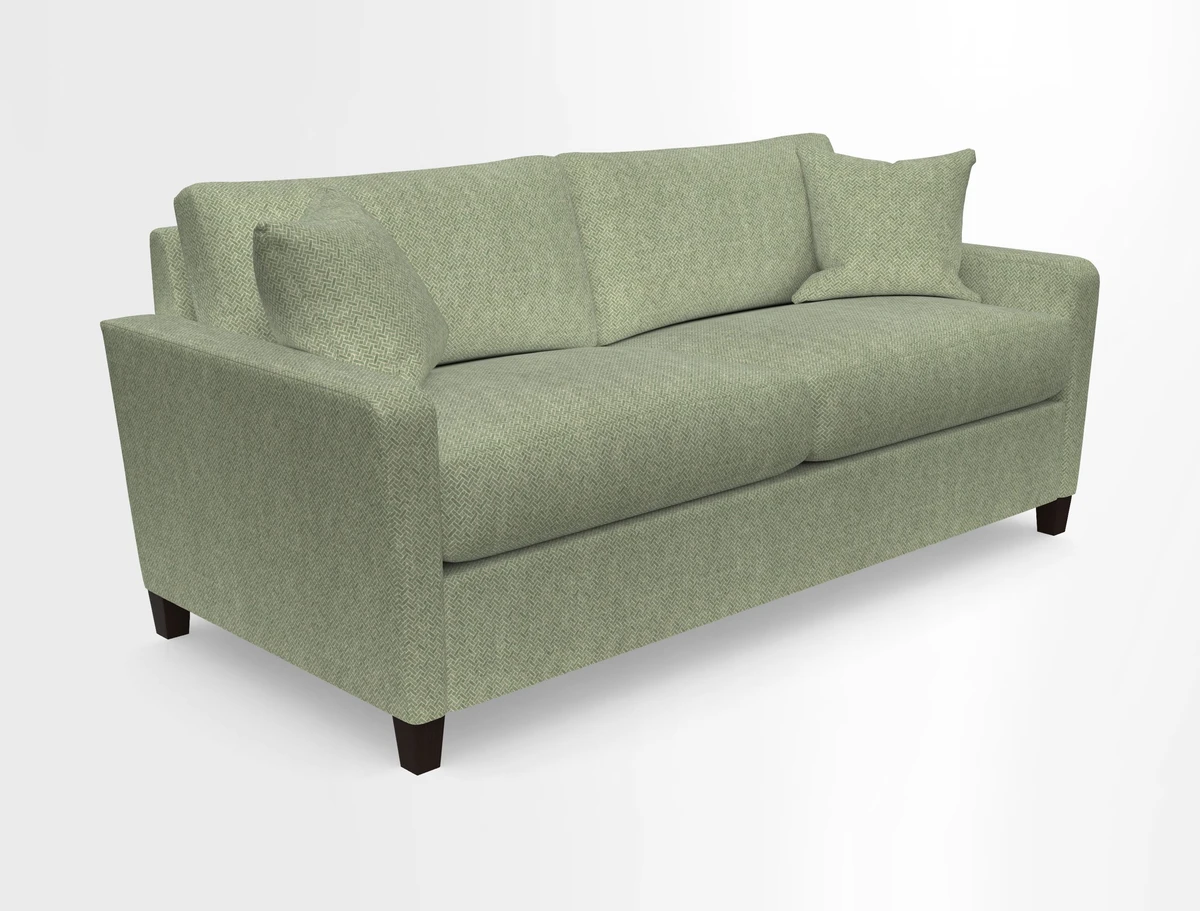 Greenwich 3 seater sofa in Two Tone Plain Biscuit