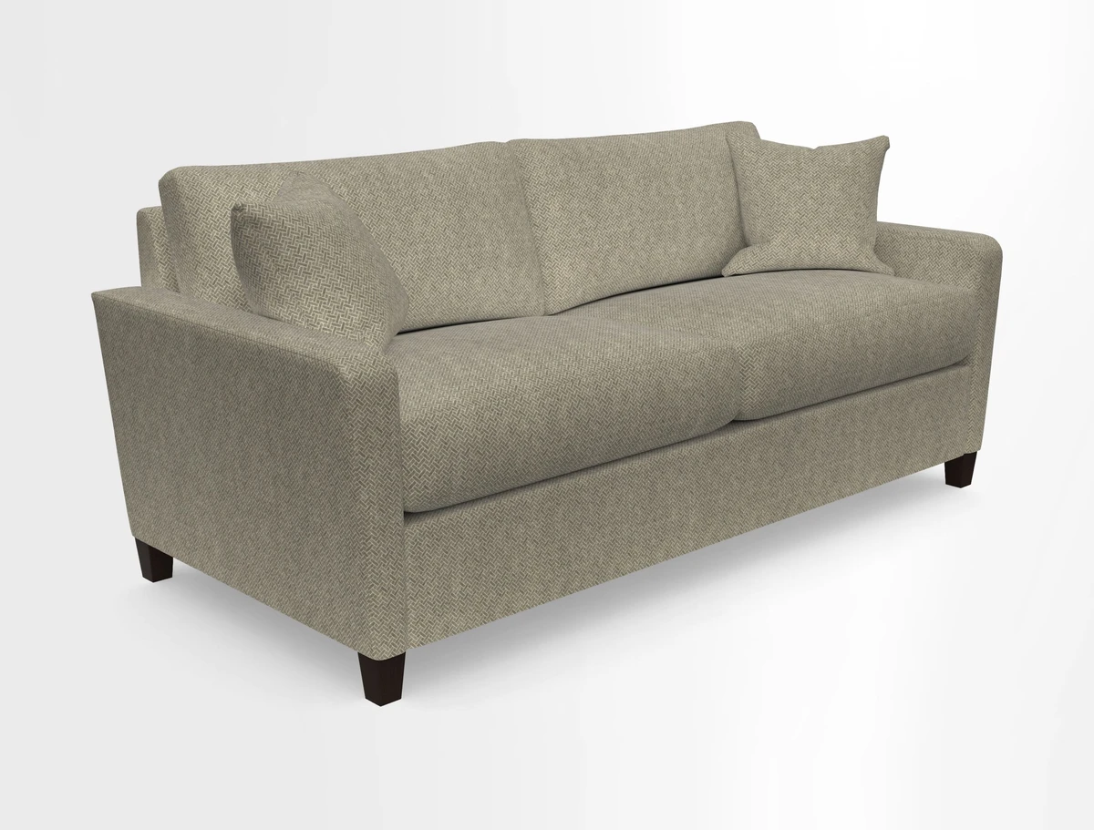 Greenwich 3 seater sofa in Two Tone Plain Biscuit