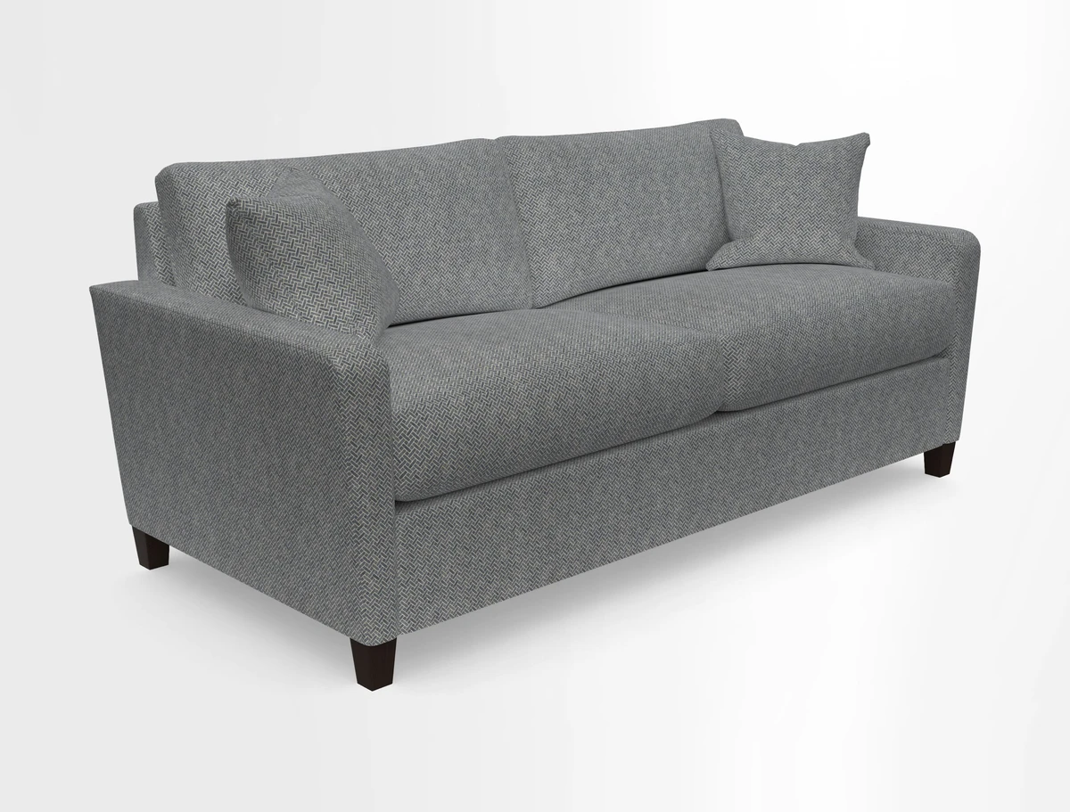 Greenwich 3 seater sofa in Two Tone Plain Biscuit