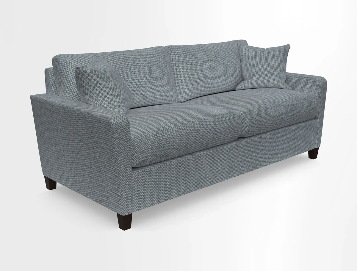 Greenwich 3 seater sofa in Two Tone Plain Biscuit