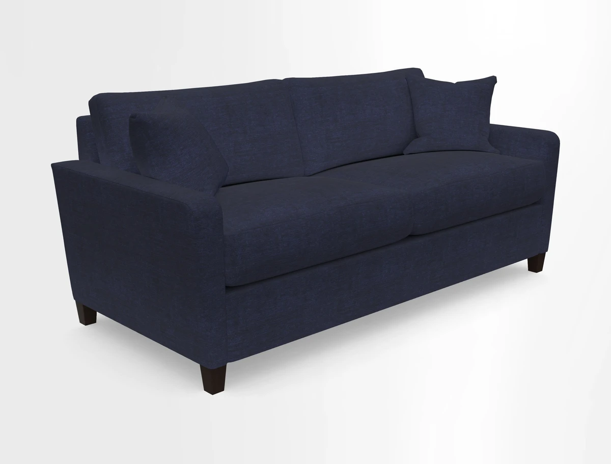 Greenwich 3 seater sofa in Two Tone Plain Biscuit