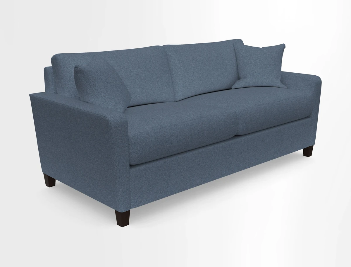 Greenwich 3 seater sofa in Two Tone Plain Biscuit