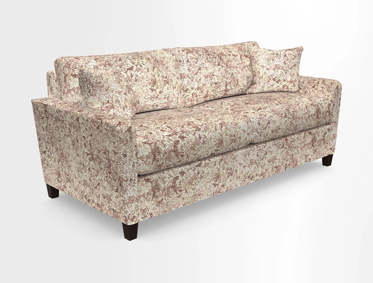 Greenwich 3 seater sofa in Two Tone Plain Biscuit